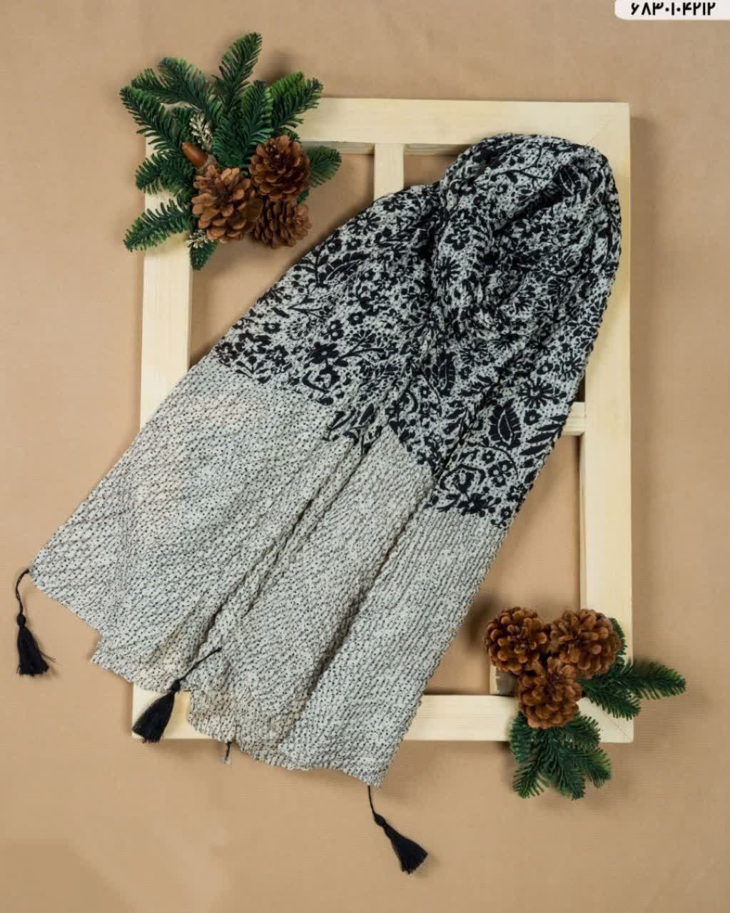 طرح‌های خلاقانه عکاسی شال روی منظره.