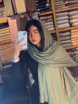 شال پلیسه دور عدسی