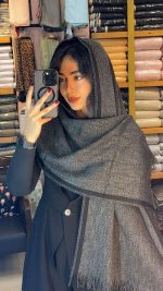 شال بافت زمستانی