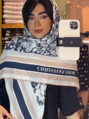 روسری پلیسه نخی