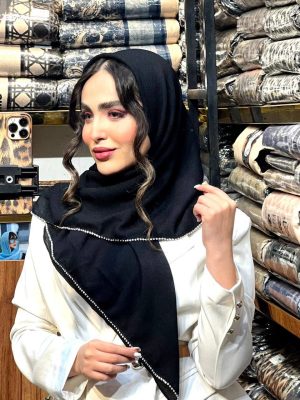 روسری نخی نگینی