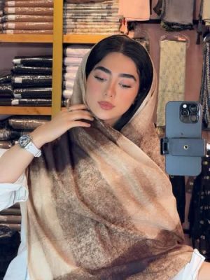 شال چاپی جیر