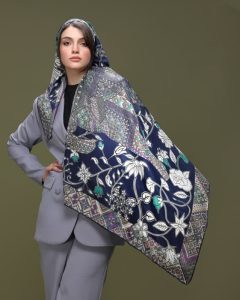 روسری ابریشم توییل 140