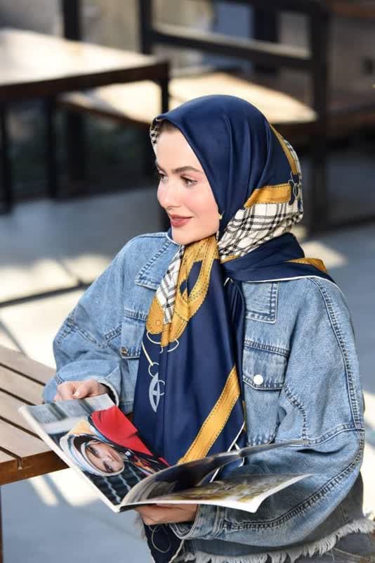 روسری ابریشم توییل 140