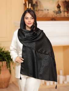 شال مشکی مزونی